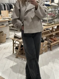 Walance lyhyt villakangastakki, beige melange