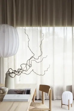 Watt&Veke - Prisma 25 kattovalaisin pellavaa, white