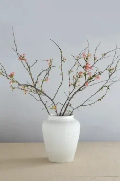 Willow maljakko H35 cm, valkoinen