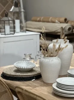 Willow maljakko H45 cm, valkoinen